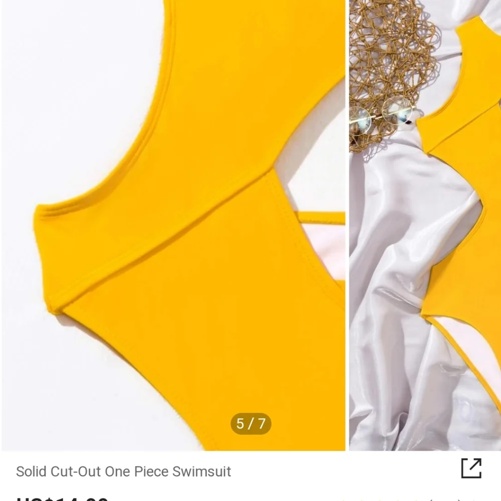 She-In monokini, two: size large and size medium - Picture 9 of 10